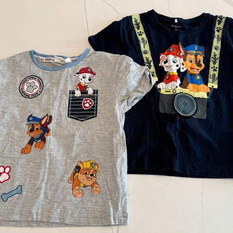 Paw Patrol t skjorter