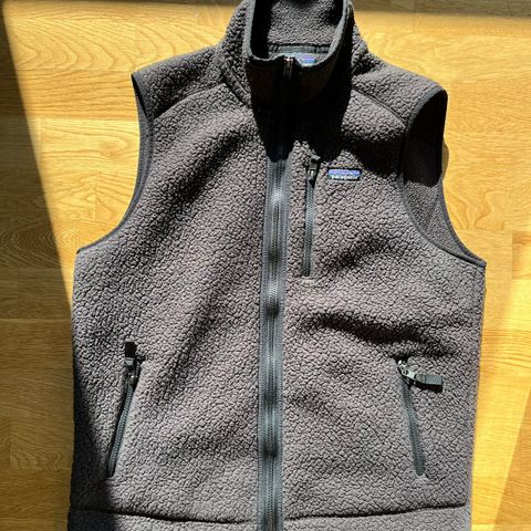 Patagonia retro pile fleece vest, L svart