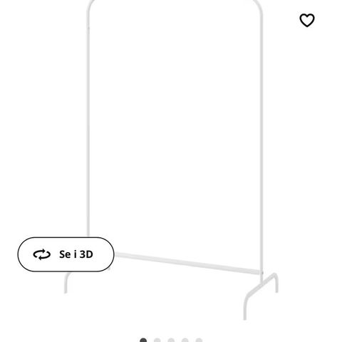 Ikea klesstativ gis bort - må hentes i Oslo