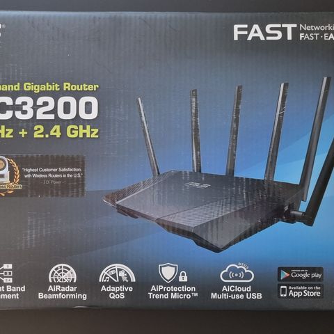 Asus RT-AC3200 wifi ruter