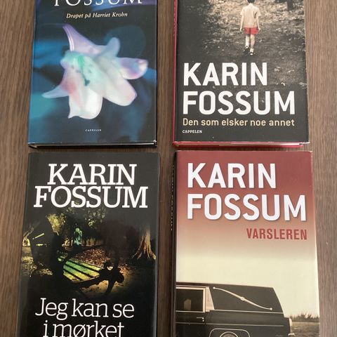 Bøker av Karin Fossum