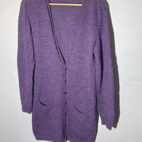 Strikket cardigan str M