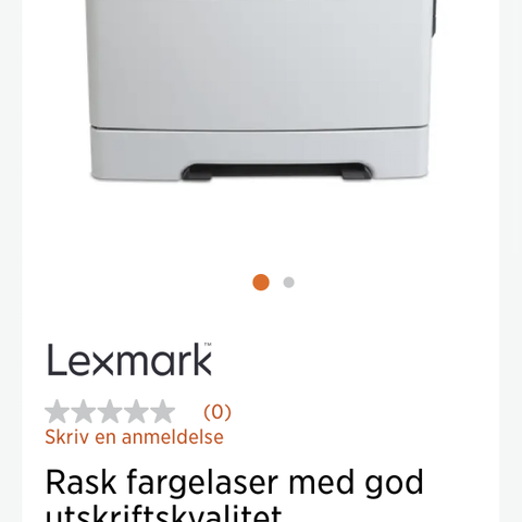 Lexmark printer