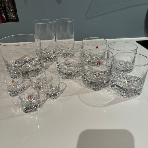 Diverse Gaissa glass fra Iittala