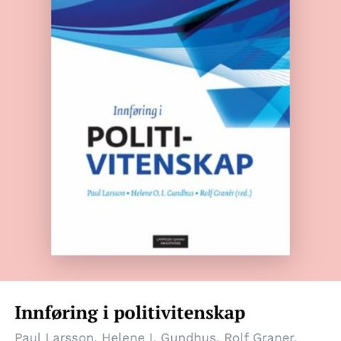 Politivitenskap