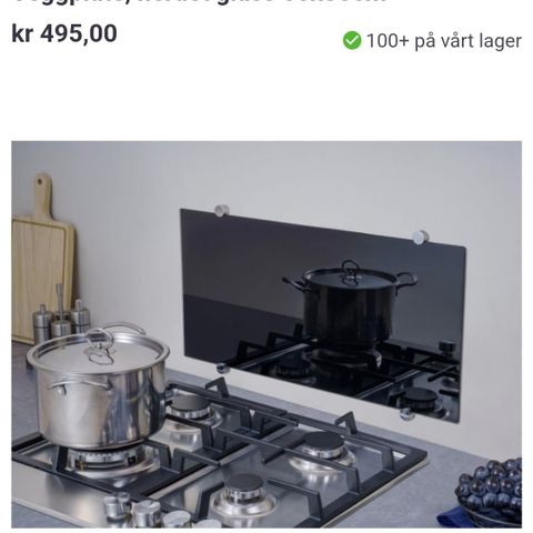 Kjøkken plate / veggplate