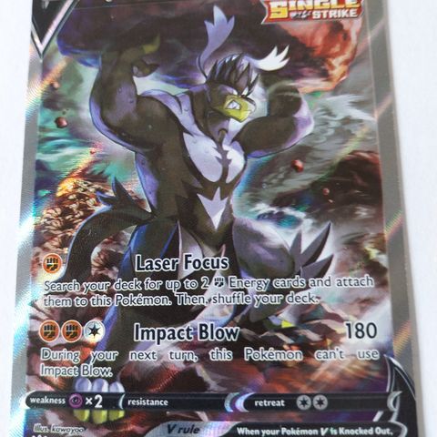 Pokemon Single strike Urshifu V Fullart