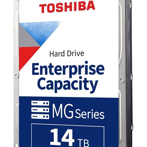 Toshiba 14TB SAS enterprise harddisk