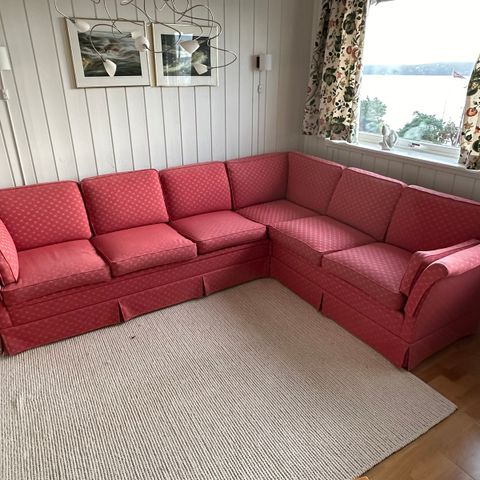 Flott hjørnesofa, høy kvalitet