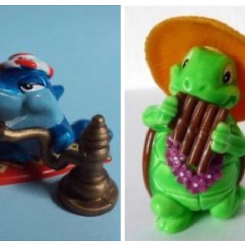 Kinderegg samlefigurer: er det noen som har hatten og pipa til disse?