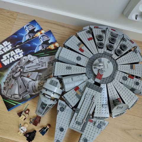 Lego Star Wars 7965 Millennium Falcon m/ minifigurer