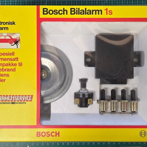 Vintage Bosch Bilalarm Storebrand