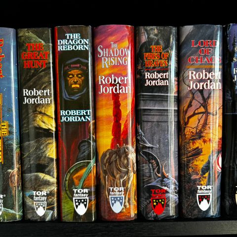 Robert Jordan, Wheel of Time, innbundet