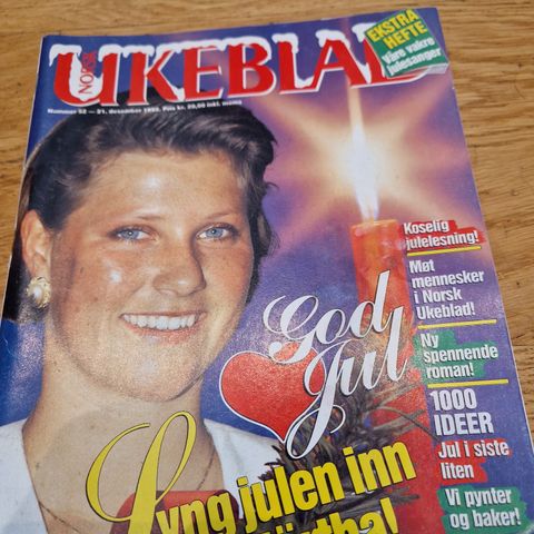 Norsk Ukeblad 1992, Flåklypa, Claudia Scott, Julesanger bilag, Märtha