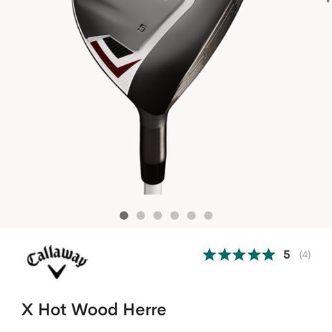 Callaway 3 wood - nesten ikke brukt