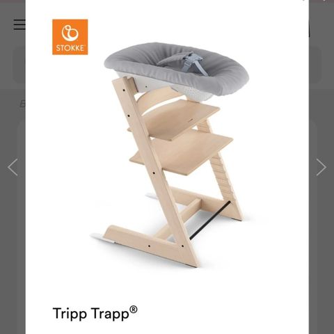 Stokke tripptrapp newborn set