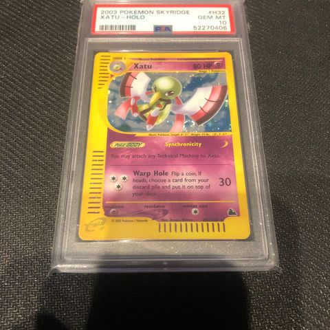 Pokemon Xatu Holo Skyridge PSA 10