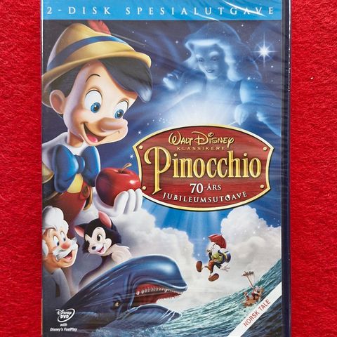 DVD: Disney's Pinoccio JUBILEUMSUTGAVE