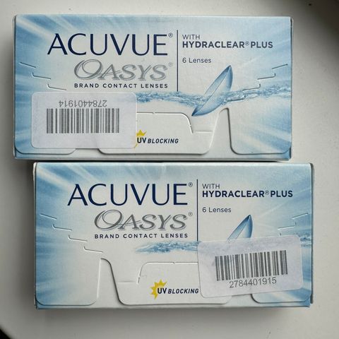 Kontaktlinser Acuvue Oasys