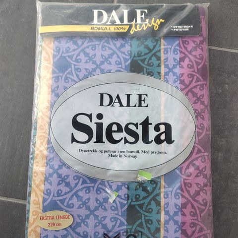 Dale sengesett fra 90-tallet. 220 lengde.