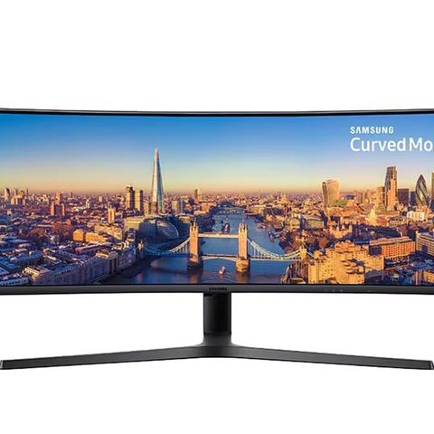 Samsung 49" Curved Monitor, 144hz, C49J890 (kan send)