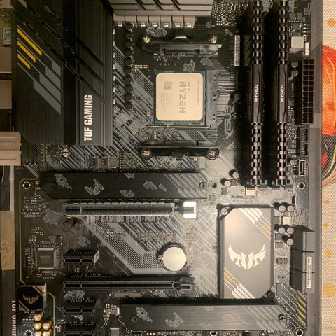 (RESERVERT) Amd pakke selges billig ( 5600x, tuf b550-pro, corsair 32gb ram