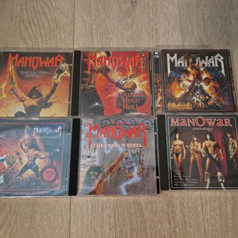 MANOWAR - CDER til halv pris