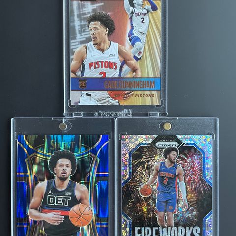 🏀 Detroit Pistons - Cade Cunningham - Nba Basketball kort 🏀