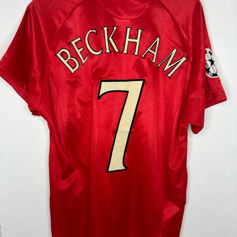 Manchester United 99-00 Beckham CL version fotballdrakt 🌟🌟