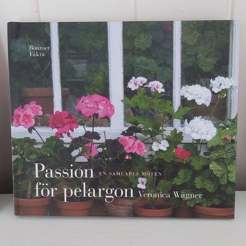 Nye og ubrukte hagebøker - pelargonia