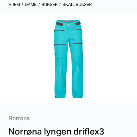 Norrøna Lyngen driflex 3 Dame