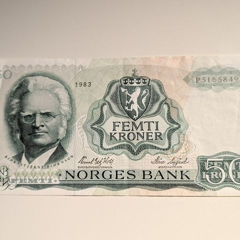 50 krone 1983 (P) - (samsender)