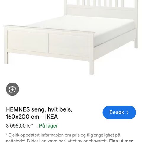 Hennes seng fra IKEA