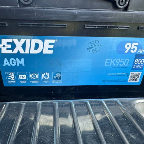 Exide EK950 AGM 95Ah 12V