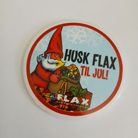 Husk flax til jul! - Norsk tipping - Button