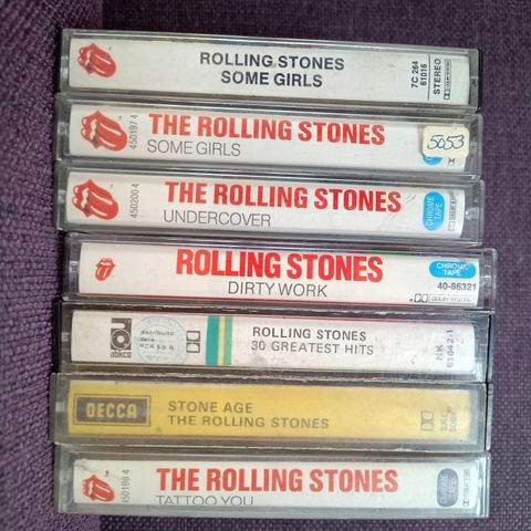 Rolling Stones kassetter