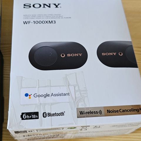 Sony WF-1000XM3 Støydempende Ørepropper Selges!