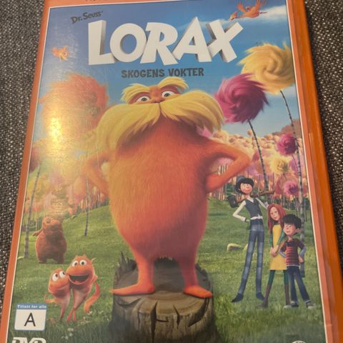 Lorax Film DVD Familefilm/Barnefilm