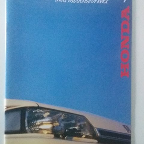 Eldre HONDA Tilbehørskatalog (NORSK)