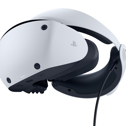 PlayStation VR2 med ladestasjon