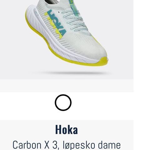 Hoka carbon x3 dame