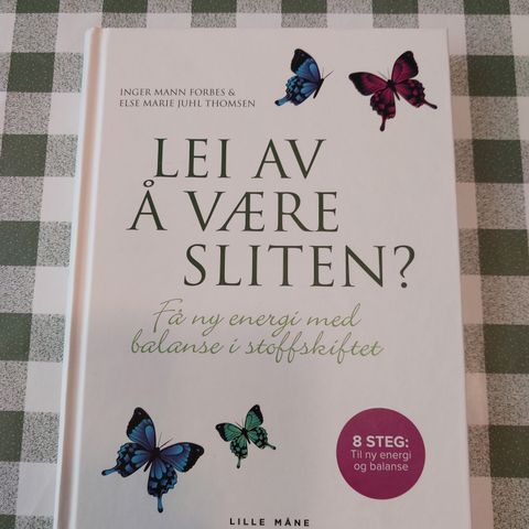 "Lei av å være sliten" bok