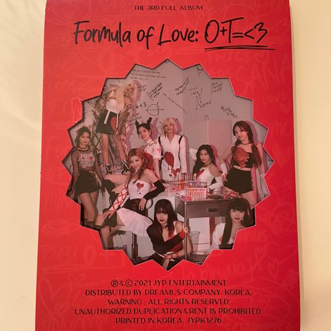 Twice Formula of Love Album (Break it ver.)