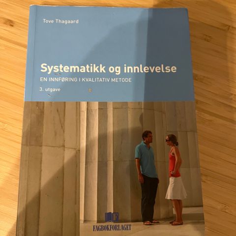 Systematikk og innlevelse: en innføring i kvalitativ metode