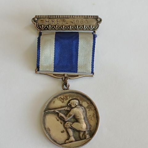 H.F.B.I.L. 1960 - Medalje - K. Larsen - 925S / 830S Sølv