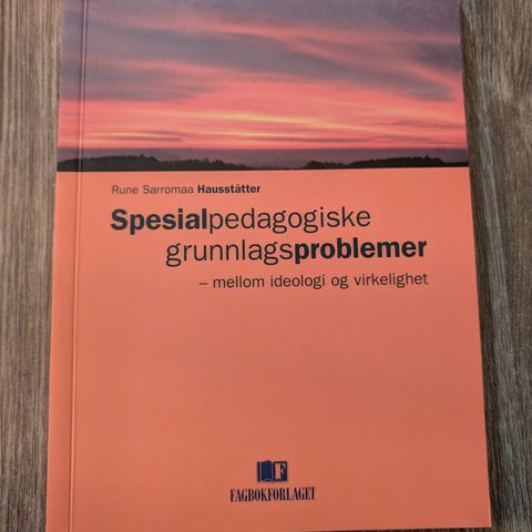 Spesialpedagogiske grunnlagsproblemer