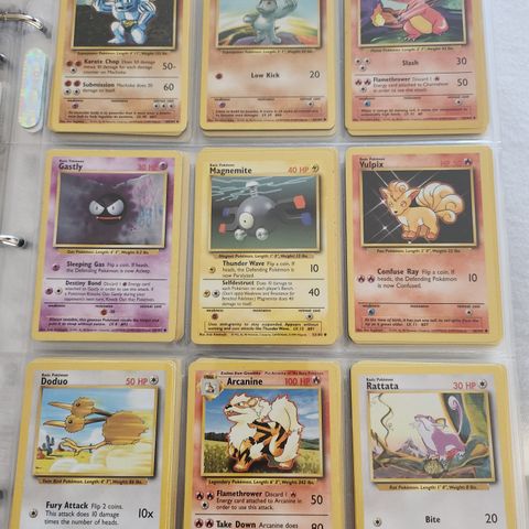 Base Set Pokémon Kort