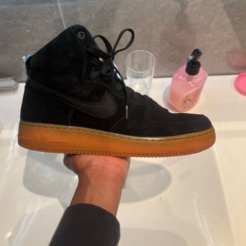 Air force one high suede