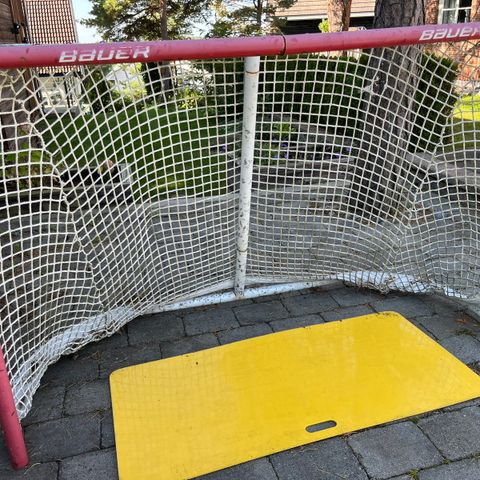 Hockeymål m skyteplate Bauer 127 x 190