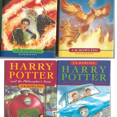 J. K. Rowling: Harry Potter - bøker   - engelsk